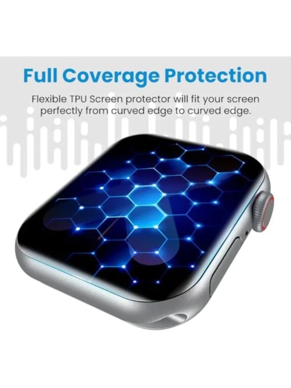 8 Pack Privacy Screen Protector for Apple Watch Series 10/11 - 42mm, Anti-Glare